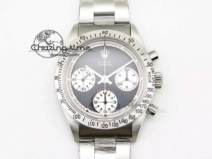 MiroTime 0504 Refined Daytona DIW Carbon Case DIWF Edition Black White Dial Orange Diamonds Bezel on White Nylon Strap A 1668